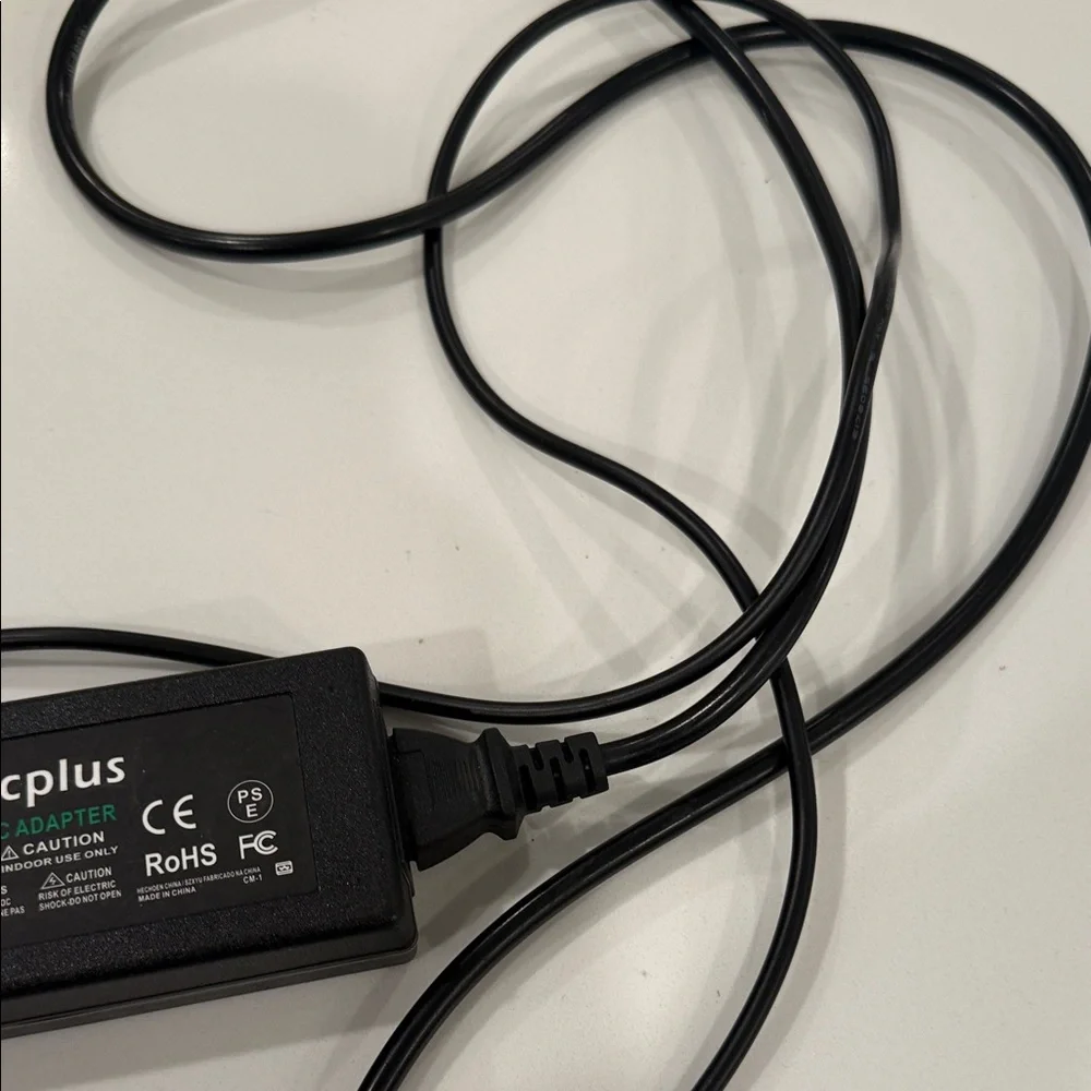 Black AC/DC Adapter